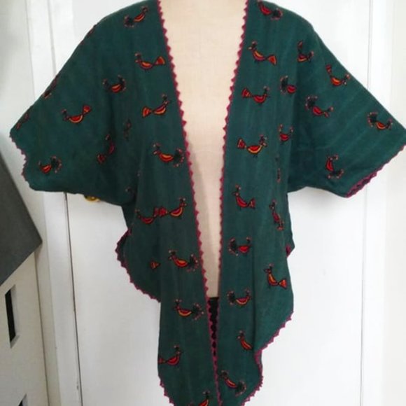Embroidered Bird Cardigan - Picture 1 of 5